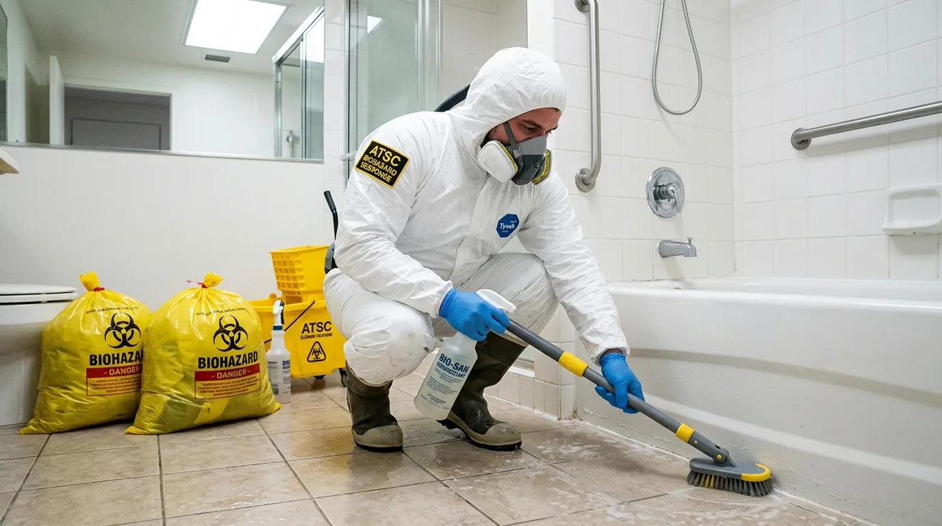 Decontamination equipment deployed for Blood Cleanup in Winston